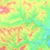 Mapa topográfico Каянча, altitude, relevo