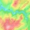 Mapa topográfico Château de Chastellux, altitude, relevo