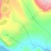 Mapa topográfico Rivière des Trois Lacs, altitude, relevo