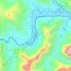 Mapa topográfico Cuevas, altitude, relevo