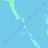 Mapa topográfico Little Halls Pond Cay, altitude, relevo