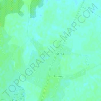 Mapa topográfico Satu Mare, altitude, relevo