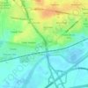 Mapa topográfico Newport, altitude, relevo