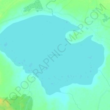 Mapa topográfico Lac Magadi, altitude, relevo
