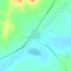 Mapa topográfico Copacabanita, altitude, relevo