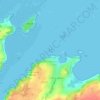 Mapa topográfico Roc'h Hir, altitude, relevo