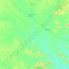 Mapa topográfico Rio Jacuípe, altitude, relevo