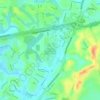 Mapa topográfico Parque de Exposições Agropecuárias, altitude, relevo