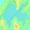Mapa topográfico Paoay Lake, altitude, relevo