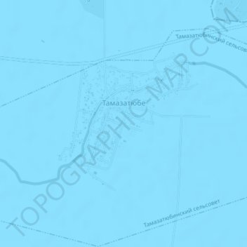 Mapa topográfico Tamazatyube, altitude, relevo