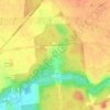 Mapa topográfico Château de Vaux-le-Vicomte, altitude, relevo