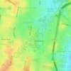 Mapa topográfico Merric Circle, altitude, relevo