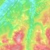 Mapa topográfico Forest Glenn, altitude, relevo