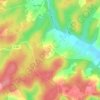 Mapa topográfico Château de Lanmary, altitude, relevo