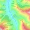 Mapa topográfico Дусрах, altitude, relevo