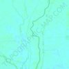 Mapa topográfico Rio Chico, altitude, relevo