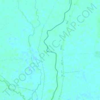 Mapa topográfico Rio Chico, altitude, relevo