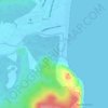 Mapa topográfico Амгу, altitude, relevo