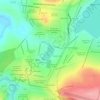Mapa topográfico Lagoa Olhos d'Água, altitude, relevo