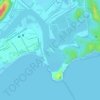 Mapa topográfico Ilha do Japonês, altitude, relevo