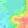 Mapa topográfico Брынь, altitude, relevo