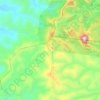 Mapa topográfico Serra de São Mateus, altitude, relevo