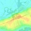 Mapa topográfico Château de la Motte-Tilly, altitude, relevo