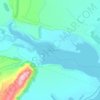 Mapa topográfico Lake Ruataniwha, altitude, relevo