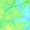Mapa topográfico Kent Acres, altitude, relevo