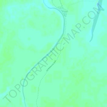 Mapa topográfico Foelsche River, altitude, relevo