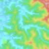 Mapa topográfico Narone Creek, altitude, relevo