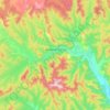 Mapa topográfico Dalnegorsk, altitude, relevo