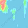 Mapa topográfico Pichit Island, altitude, relevo