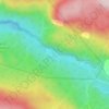 Mapa topográfico Blue Earth Lake, altitude, relevo