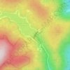 Mapa topográfico Schwarzenbachtalsperre, altitude, relevo