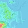 Mapa topográfico Praça Procurador-Geral de Justiça Hermano Odilon dos Anjos, altitude, relevo
