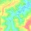 Mapa topográfico Terras de São José, altitude, relevo