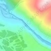 Mapa topográfico Awe Barrage, altitude, relevo
