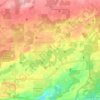 Mapa topográfico Lakes, altitude, relevo