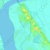 Mapa topográfico သံလျင်, altitude, relevo