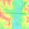 Mapa topográfico Barklands, altitude, relevo