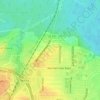 Mapa topográfico Hills of Roanoke, altitude, relevo