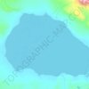 Mapa topográfico 哈拉湖, altitude, relevo