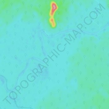 Mapa topográfico Rio lá, altitude, relevo