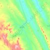 Mapa topográfico Rio Cochó, altitude, relevo