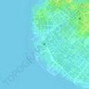 Mapa topográfico Pr, altitude, relevo