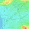Mapa topográfico Praça Garibaldi, altitude, relevo