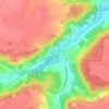 Mapa topográfico Manoir des Ardenelles, altitude, relevo