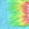 Mapa topográfico Point de vue Punavai, altitude, relevo
