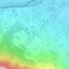 Mapa topográfico Las Sendas, altitude, relevo